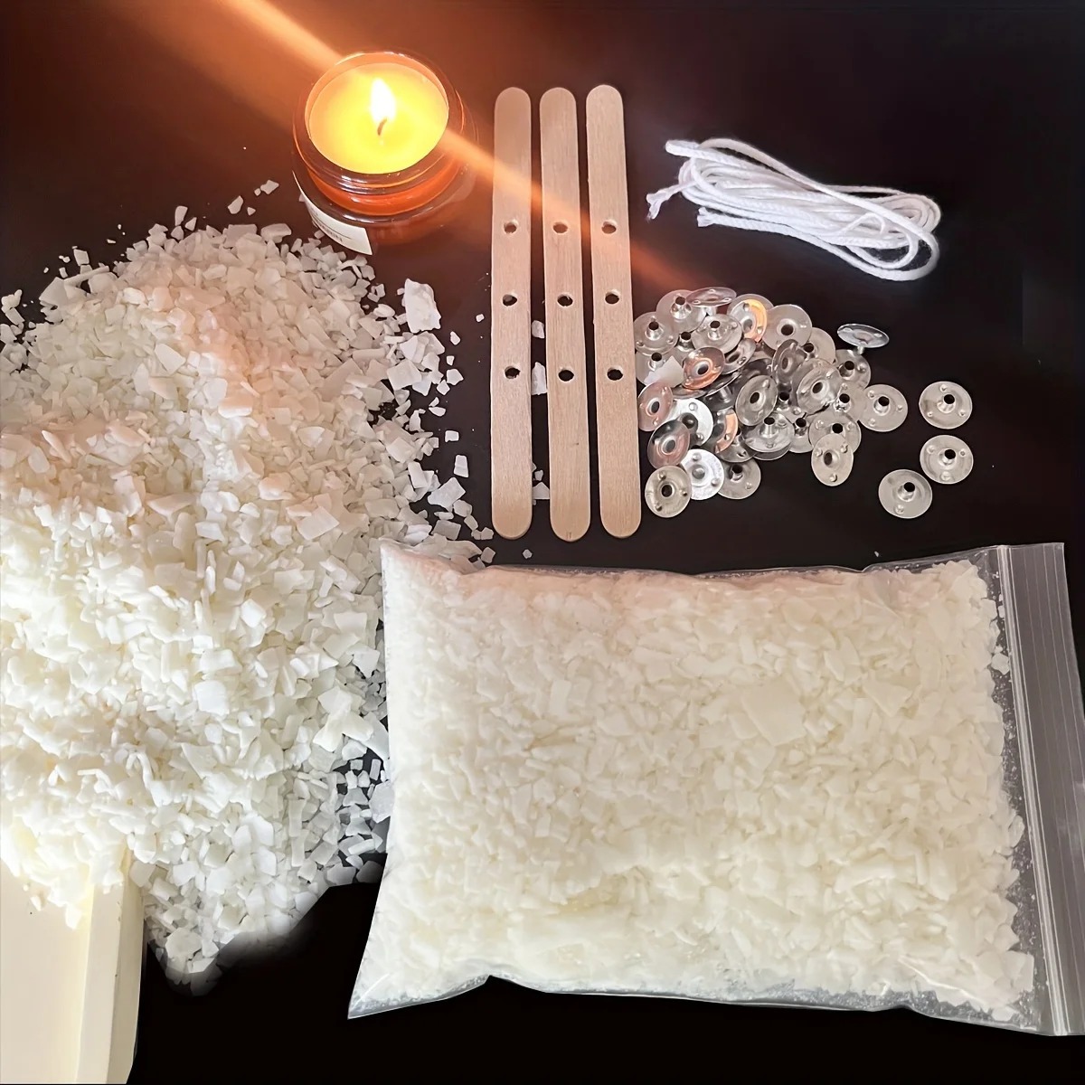 Candle Making Kits - Kits para hacer velas, 100G, cera