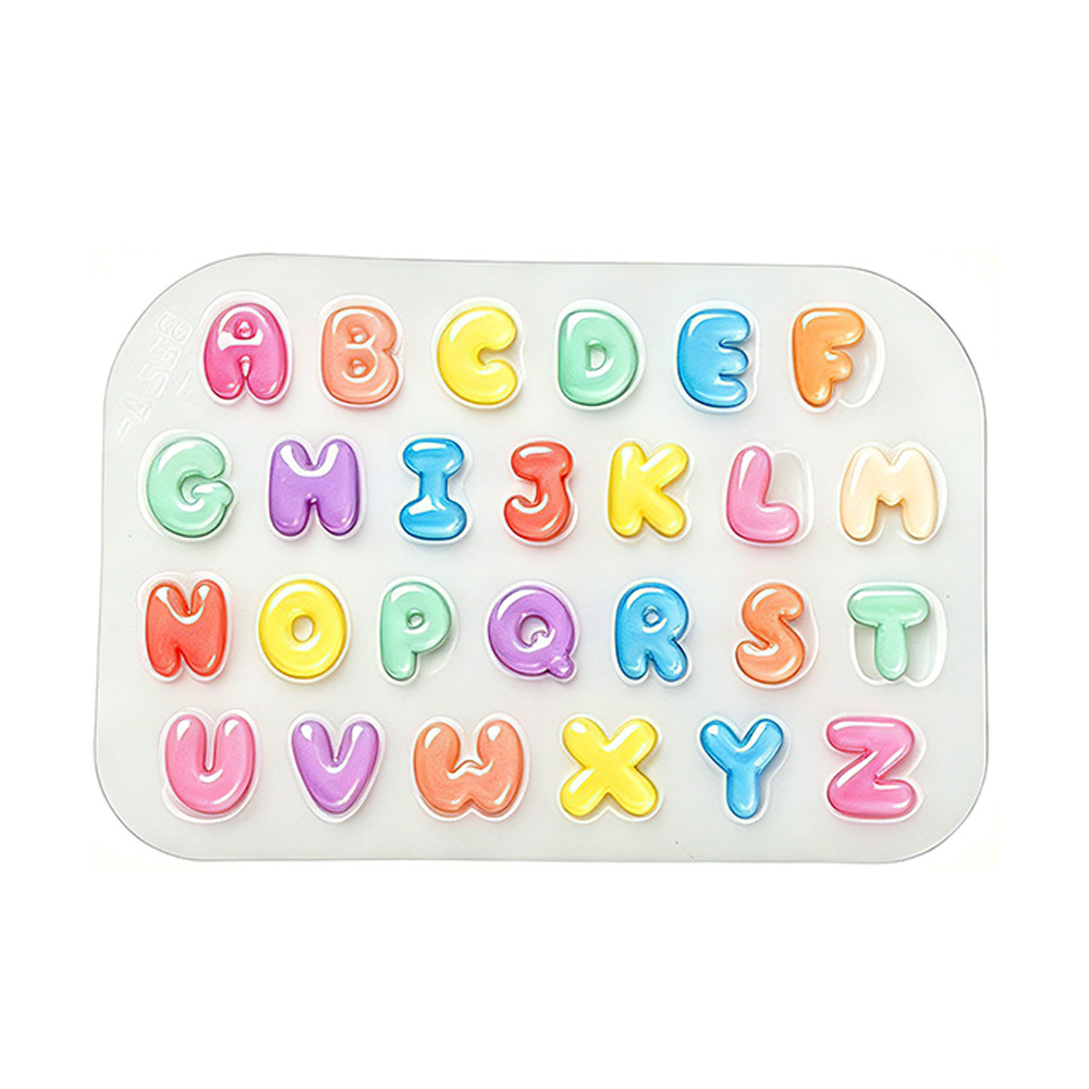 Candle Making Kits - 2 Moldes de Silicona Mini Letras,