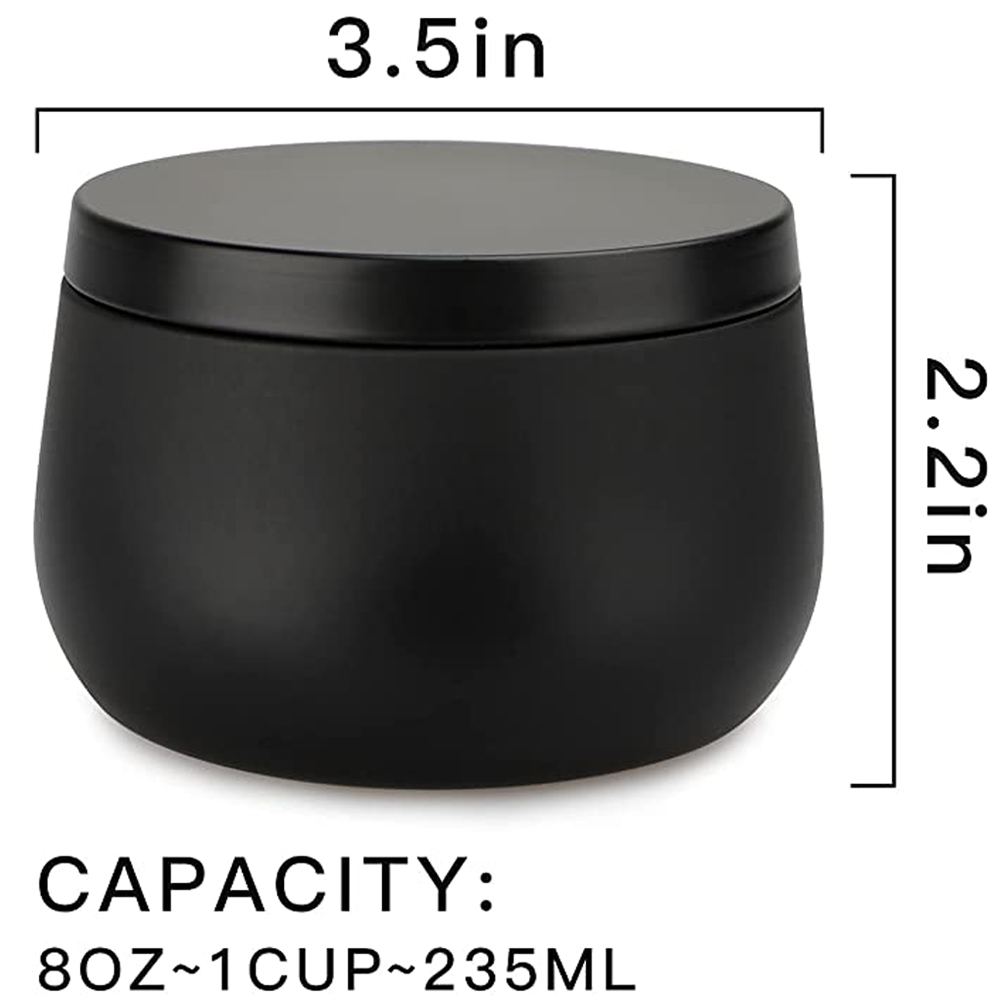 Frascos de vela de Metal de or - Tin Container Lid reseña y precio