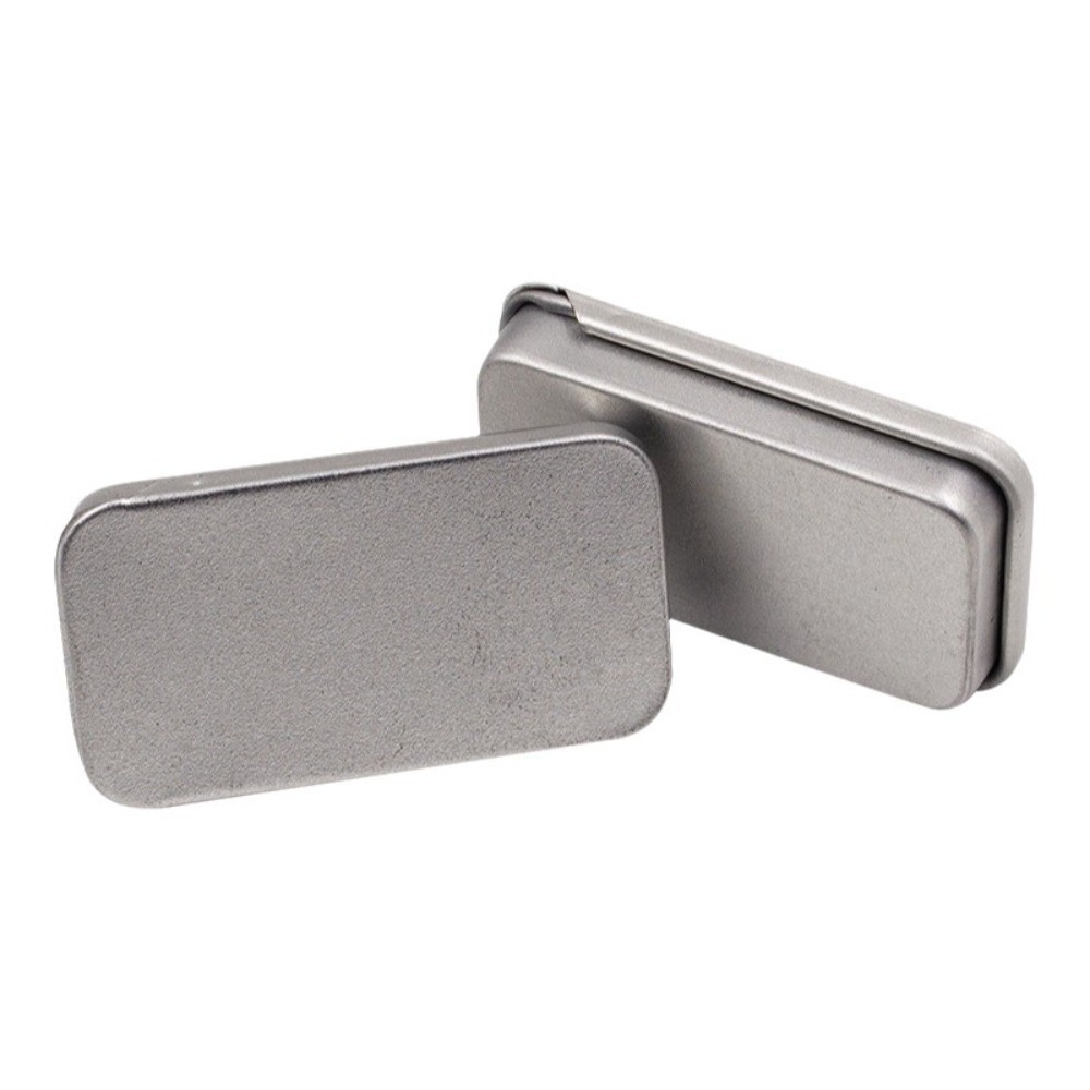 Caja de Metal con Tapa Desliza - Tin Container Lid reseña y precio